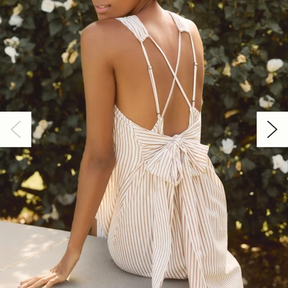 By ANTHROPOLOGIE Sleeveless Bow Back Dress - Picture 2 of 13